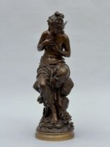 Eutrope Bouret: bronze statue 'nymph'