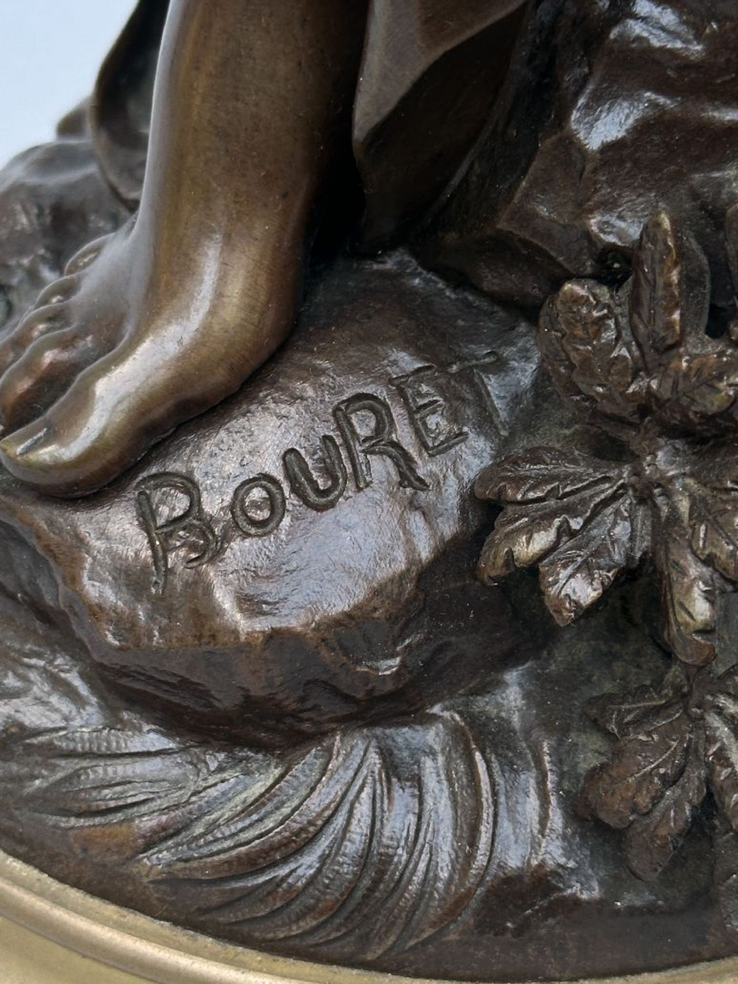 Eutrope Bouret: bronze statue 'nymph' - Bild 5 aus 5