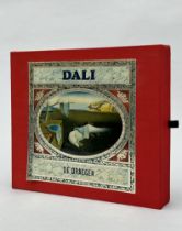 Salvador Dalí: 'The Draeger' book with bronzen medal and posters No. 244