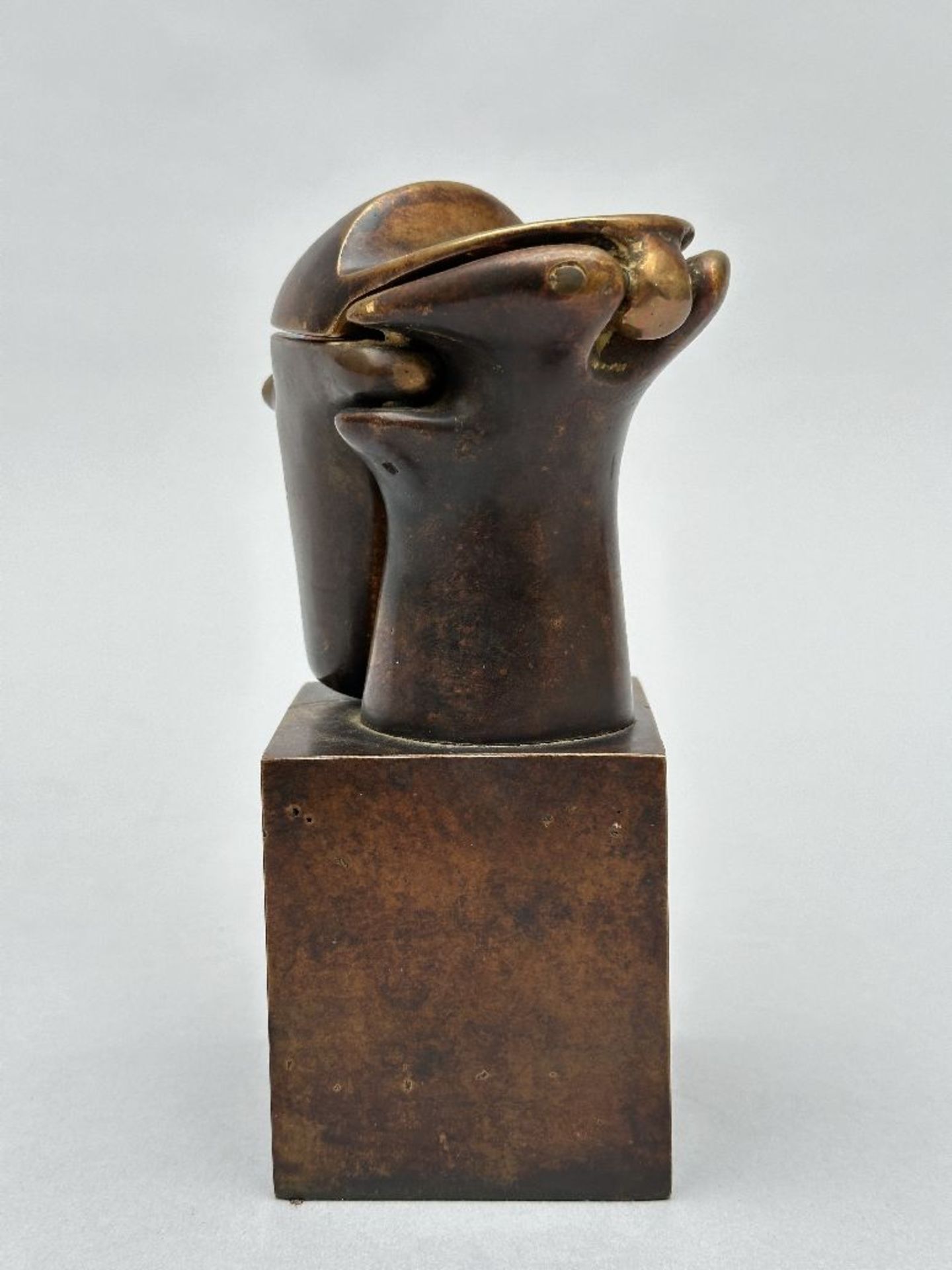 Silverio Rivas: statue in bronze 'head' (ed 88/90) - Bild 3 aus 7