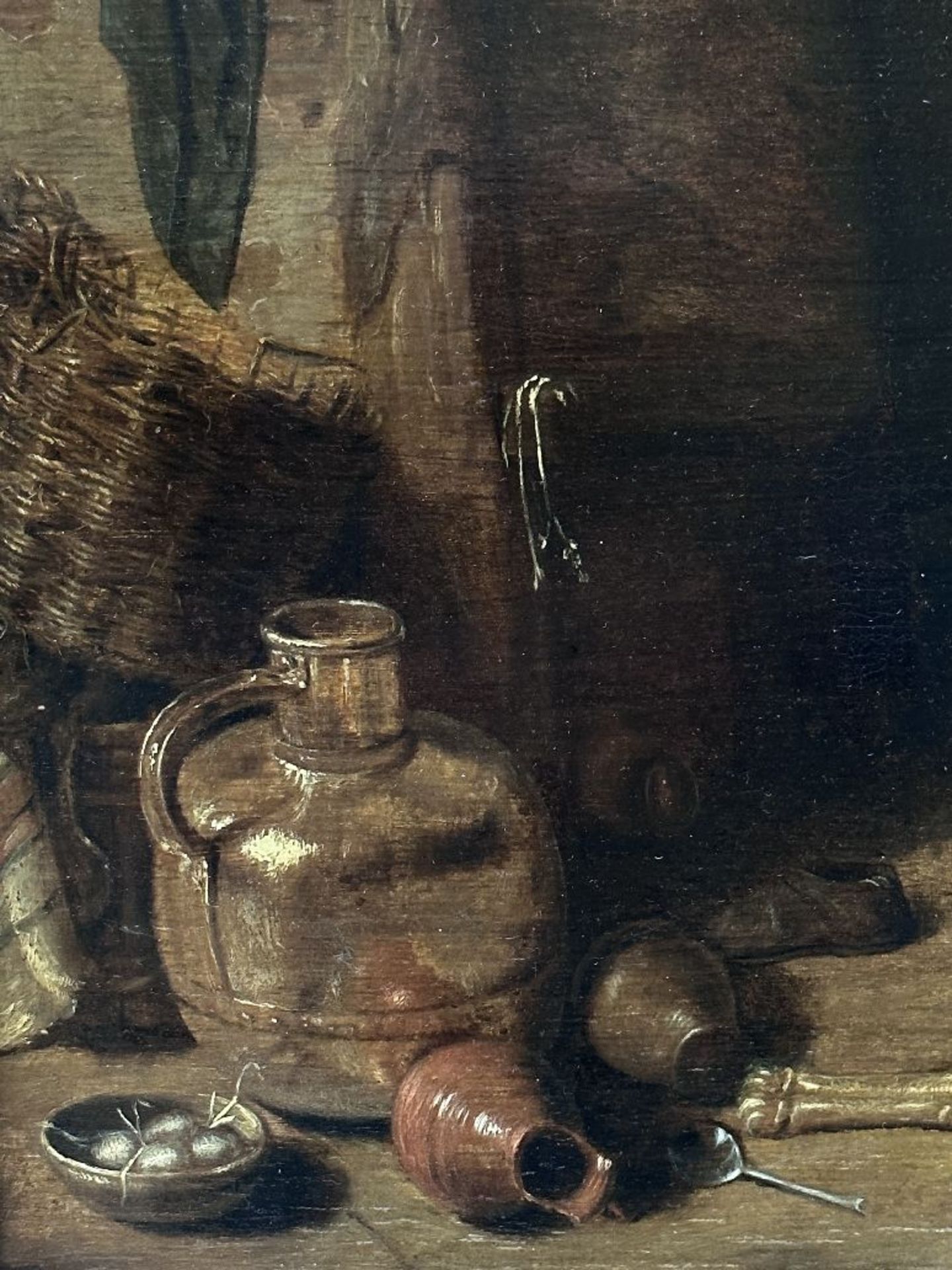 Anonymous (17th century): painting (o/p) 'tavern scene’ - Image 4 of 6