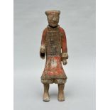 Terracotta statue 'warrior', Han dynasty (*)