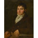 Anonymous (19th century): painting (o/c) 'portrait of a gentleman'