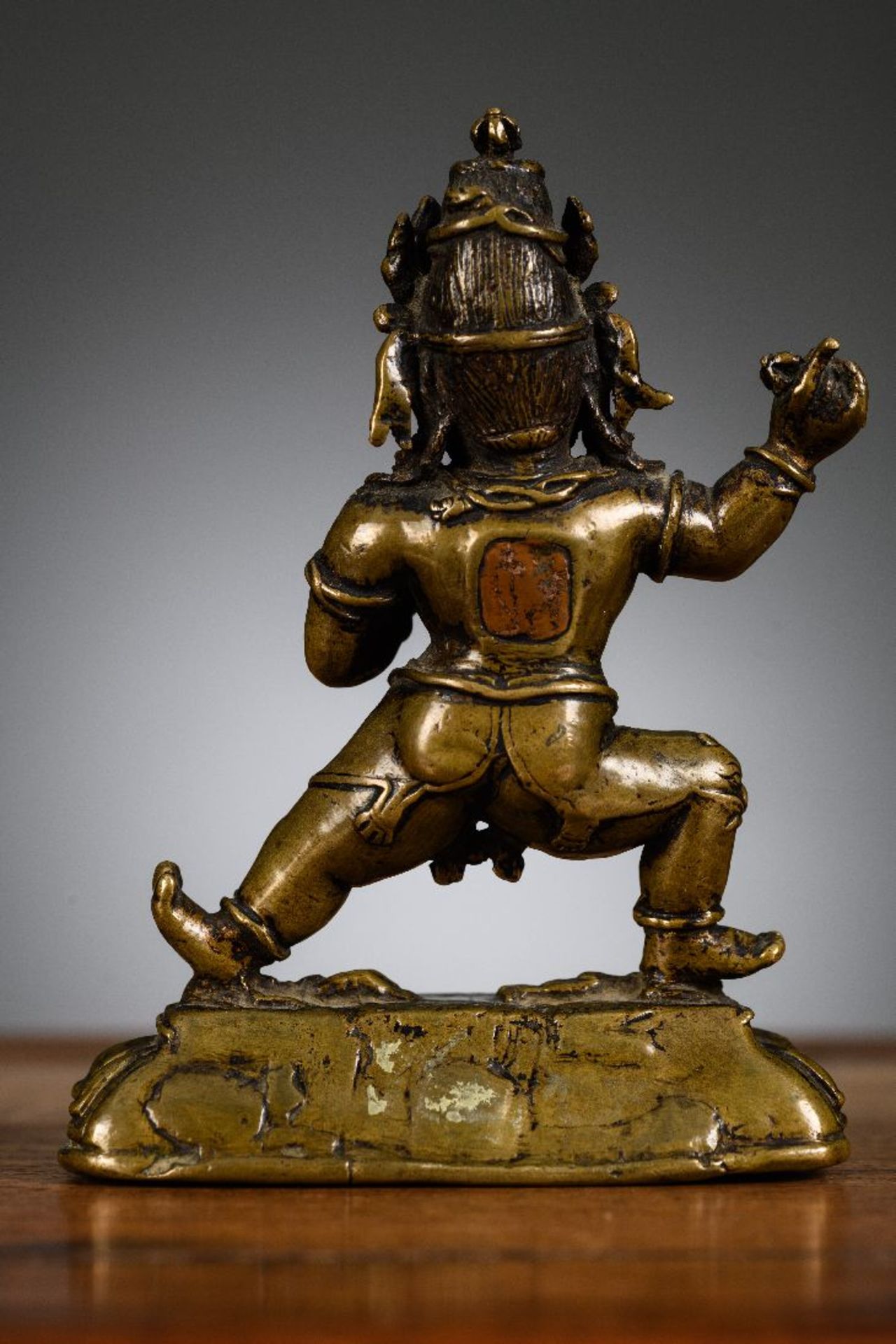 A fine Tibetan statue 'Vajrapani', 14th - 15th century - Image 3 of 9