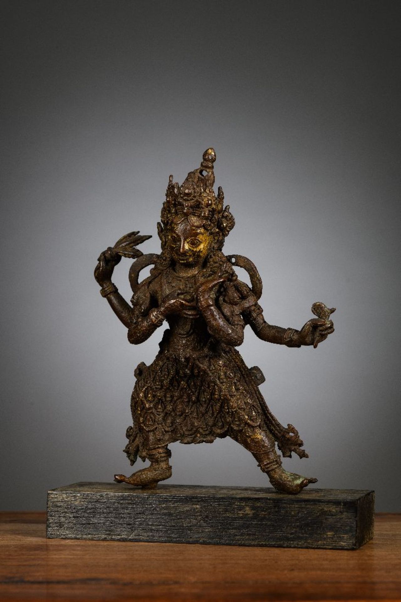 Nepalese statue in bronze 'Kumari', 17th - 18th century - Image 2 of 9