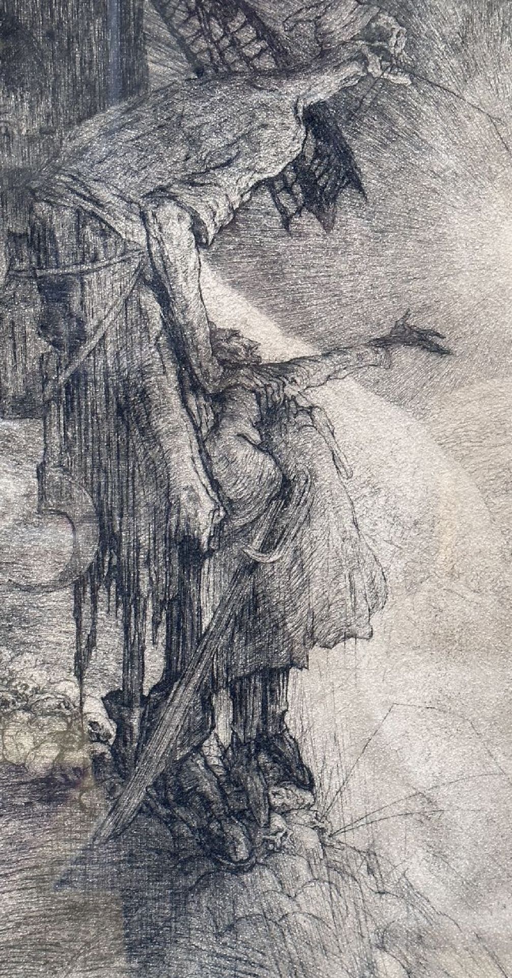 Jules De Bruycker: etching 'la moisson' (*) - Image 3 of 5