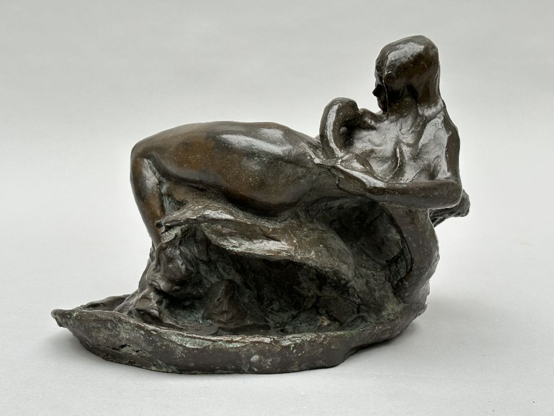 Felice Bialetti (1902): sculpture in bronze 'Leda' - Bild 5 aus 8