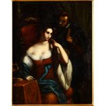 Eugène Deveria: painting (o/p) 'Titian's mistress'