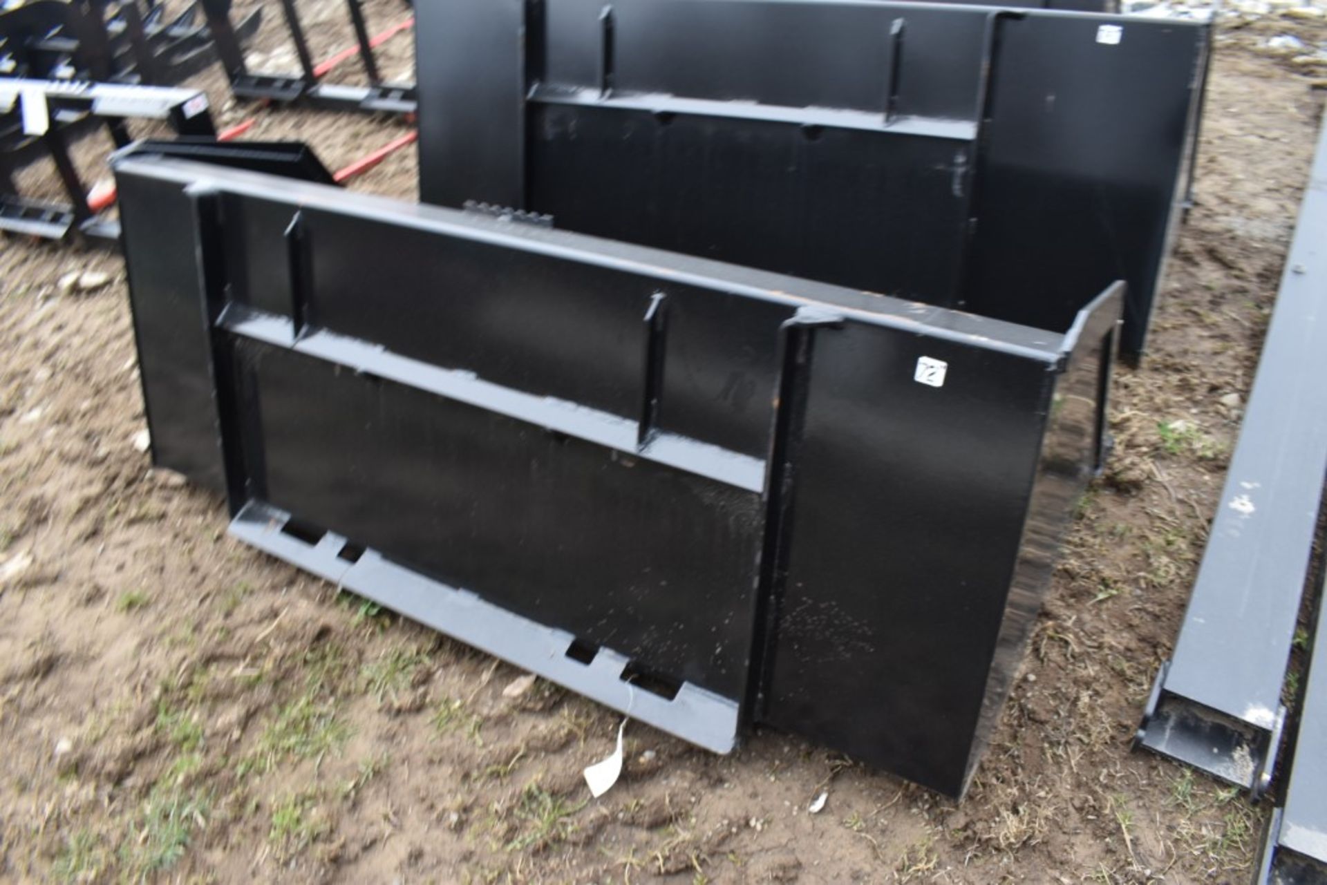 New Quick Attach 72" High Profile Skid Steer Bucket - Image 3 of 3