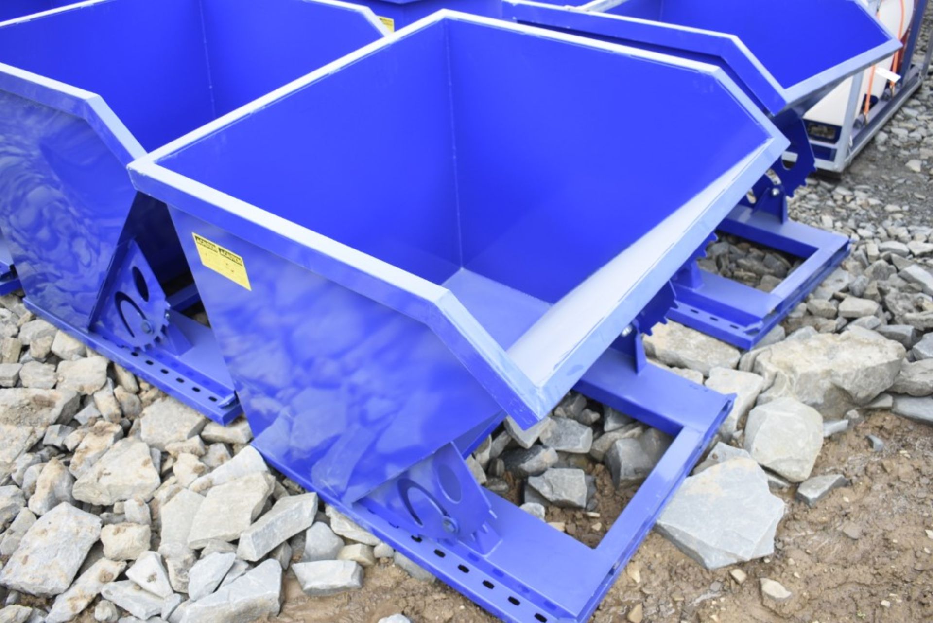 Fork Mounted Self Tipping Dumpster