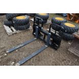 HLA 4200 lb. Quick Attach Pallet Forks