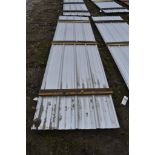 24 Pieces of 12' Sections of Galvanized Corrugated Metal Paneling