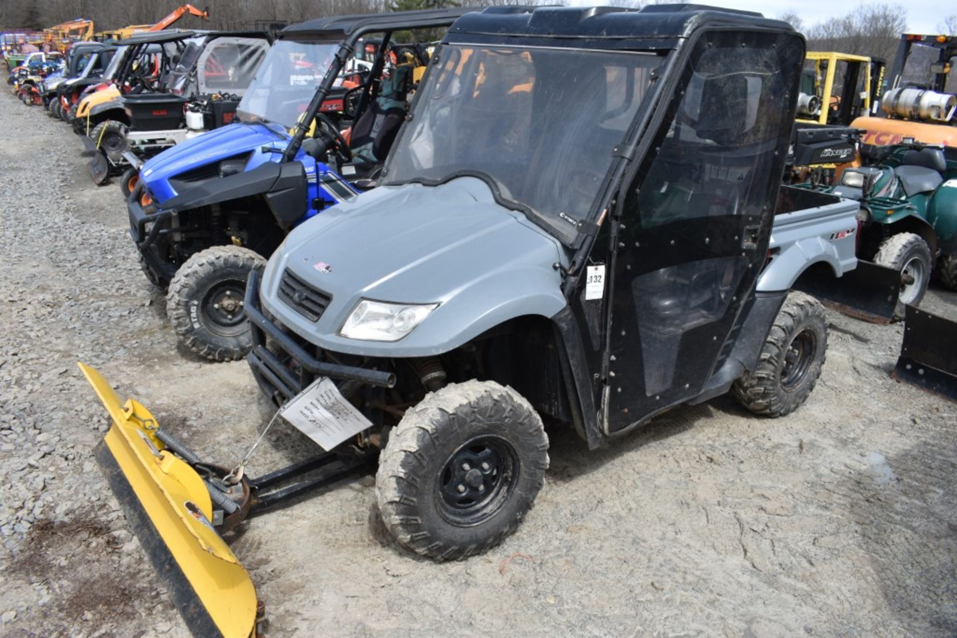 2009 Kymco UXV500 UTV with Snow Plow