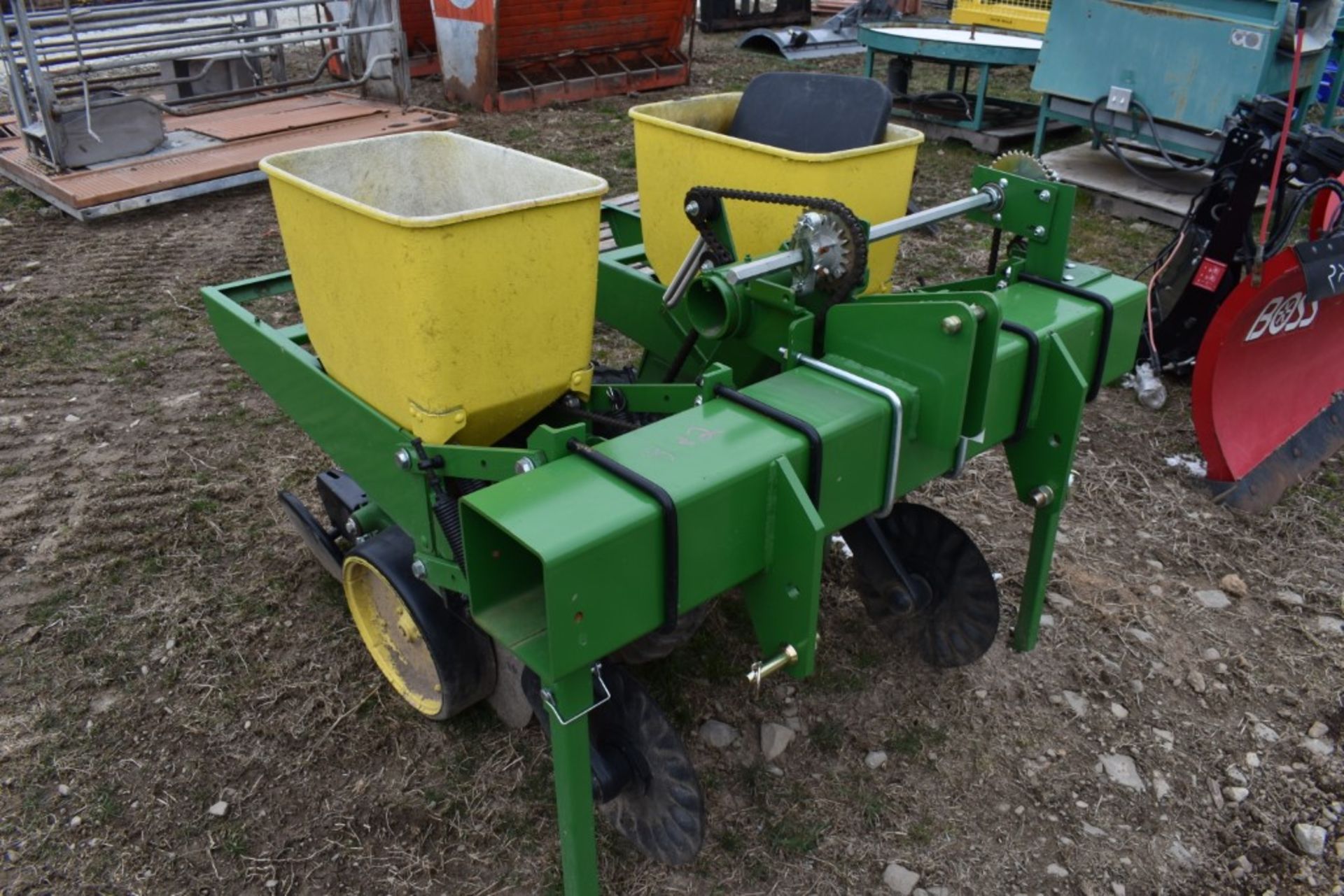 Plot Master Two Row Ground Drive Corn Planter