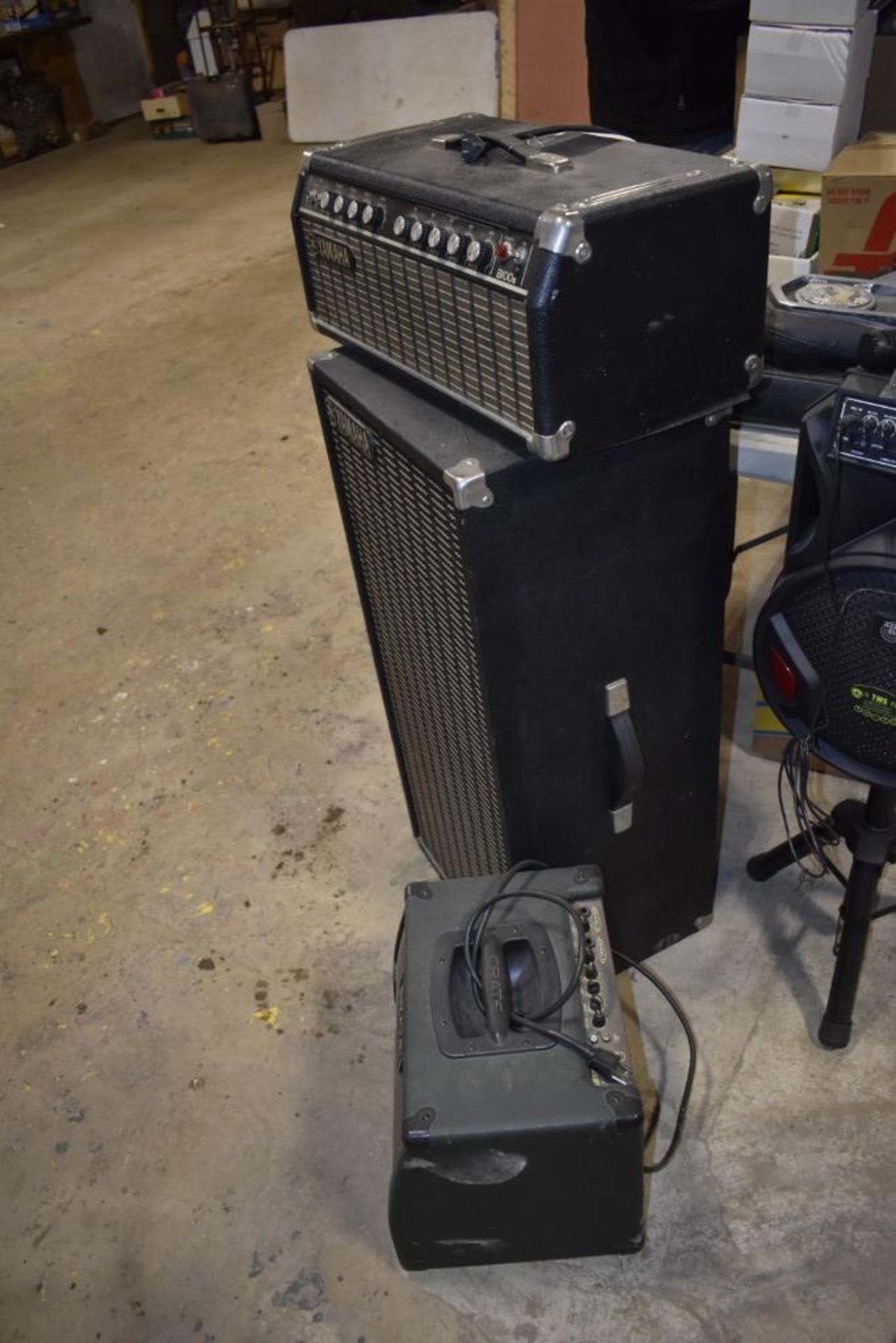 Yamaha Amp, Speaker, Crate Amp