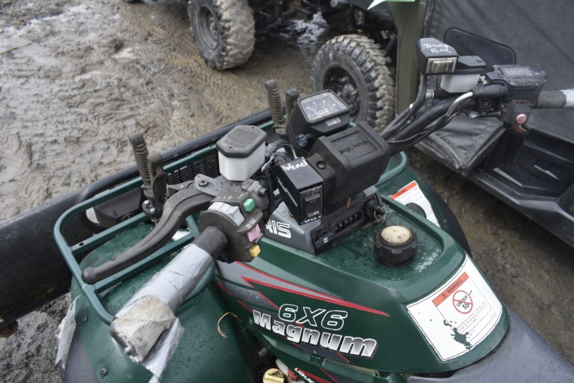 Polaris Magnum 425 6X6 ATV with Snow Plow - Image 13 of 14