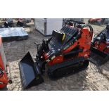 AGT Industrial LRT23 Skid Steer with Tracks Be Sure to Check Fluids, New, Mechanical Mini Quick