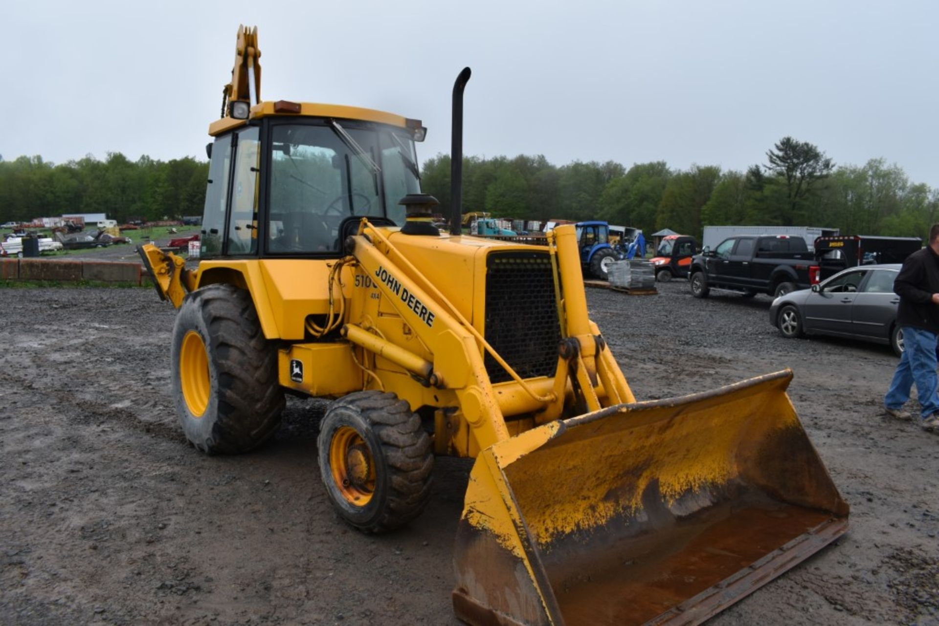 John Deere 510C Turbo Backhoe 5856 Hours, Runs and Operates, 4WD, 92" Bucket, Extendable Hoe, 24" - Image 3 of 33
