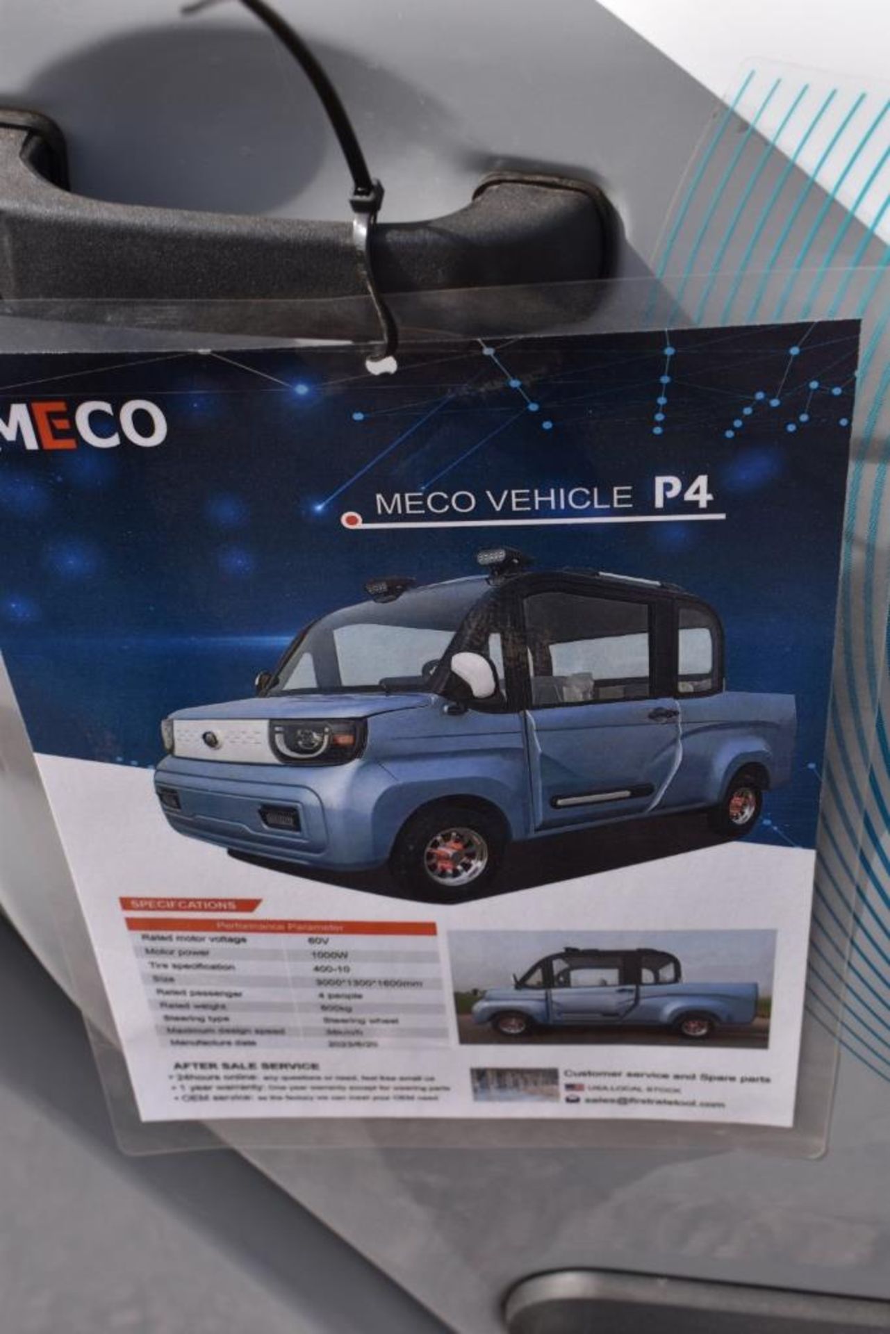 Meco P4 Max Electric Truck New, Runs and Drives, with Charger - Image 2 of 11