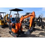 AGT Industrial LH12R Mini Excavator Be Sure to Check Fluids, New, 16" Bucket, Auxiliary