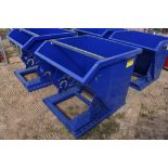 Fork Mounted Self Tipping Dumpster New