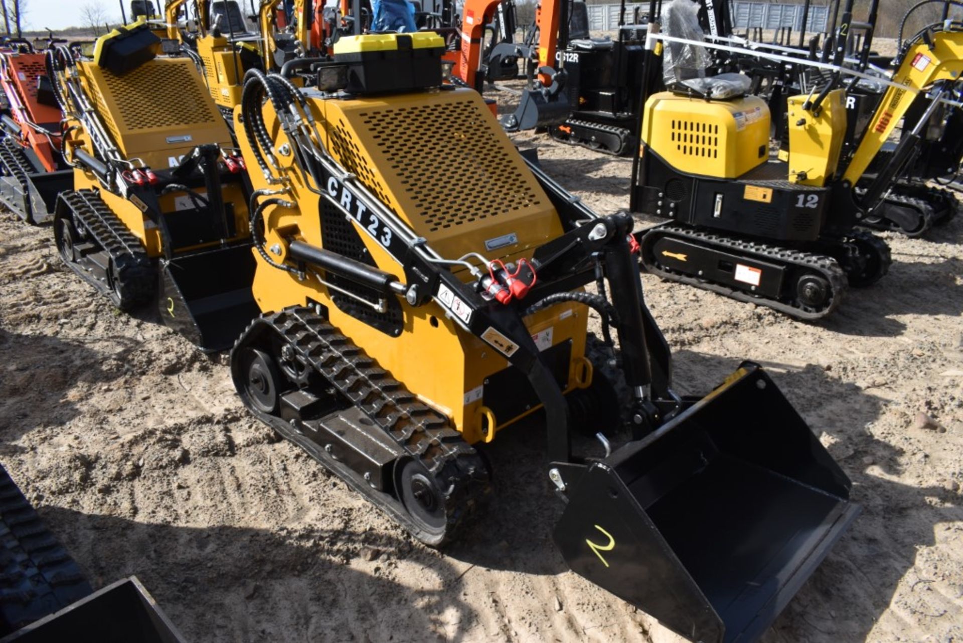 AGT Industrial CRT23 Skid Steer with Tracks Be Sure to Check Fluids, New, Mechanical Mini Quick
