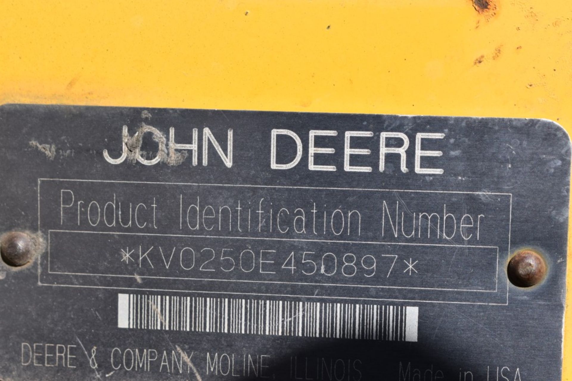 John Deere 250 Skid Steer 1292 Hours, Runs and Operates, Mechanical Quick Attach, John Deere 72" - Image 23 of 23