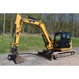 2018 CAT 308E2 CR Excavator 3292 Hours, Runs and Operates, CAT Hydraulic Swivel 54" Bucket, CAT