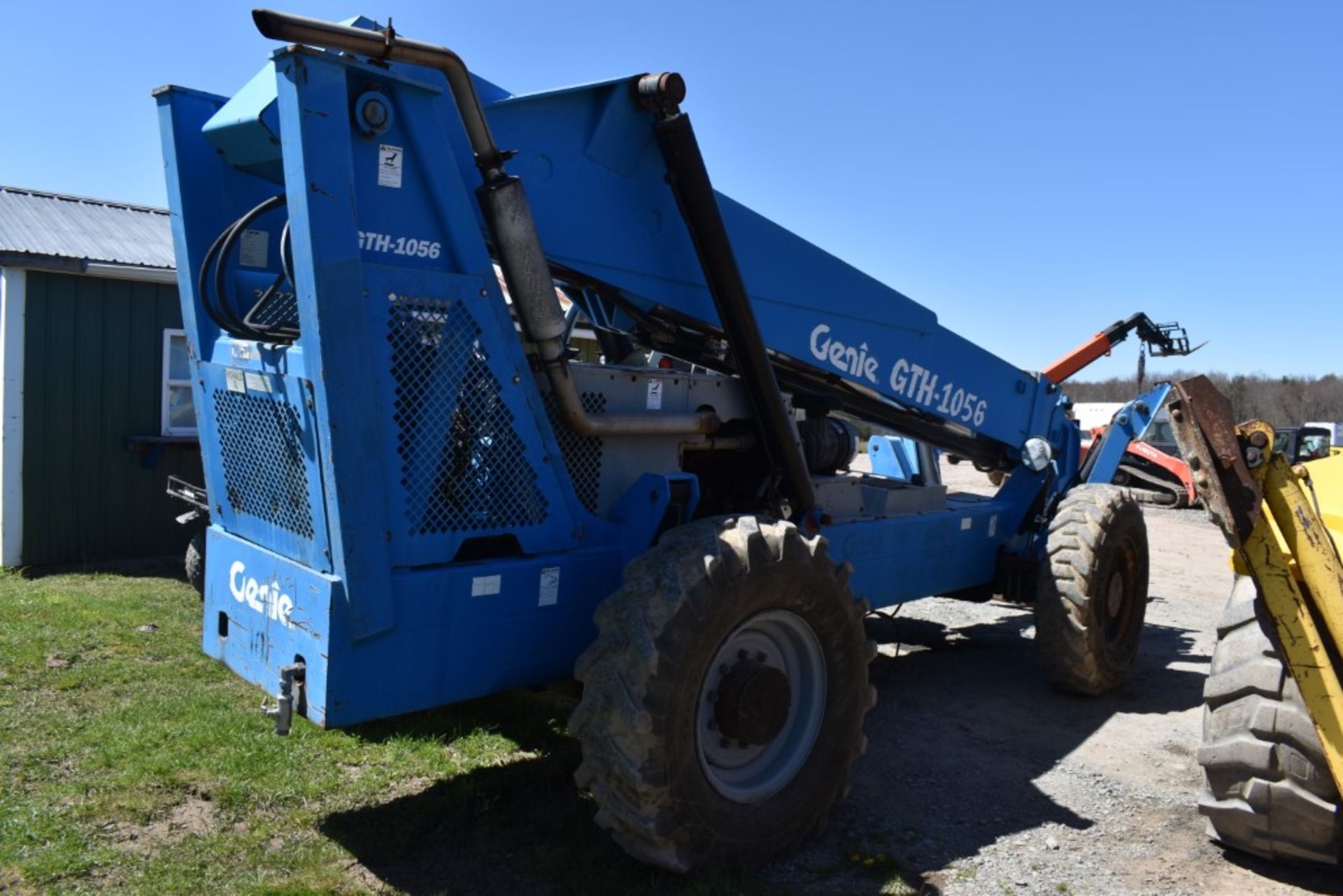 Genie GTH1056 Telehandler 1657 Hours, Very Hard Starting, Runs and Operates, 4WD, 4WS, 70" Forks, - Image 7 of 27