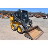 John Deere 318G Skid Steer 691 Hours, Runs and Operates, Hydraulic Quick Attach, JD Worksite Pro 66"