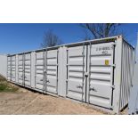 40' 5 Door Shipping Container New, 9' 6" High Cube