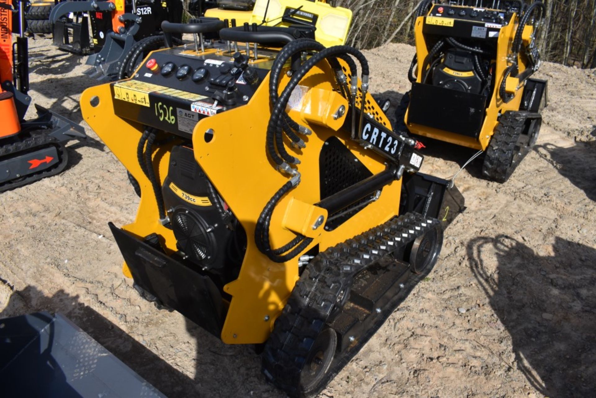 AGT Industrial CRT23 Skid Steer with Tracks Be Sure to Check Fluids, New, Mechanical Mini Quick - Image 4 of 10