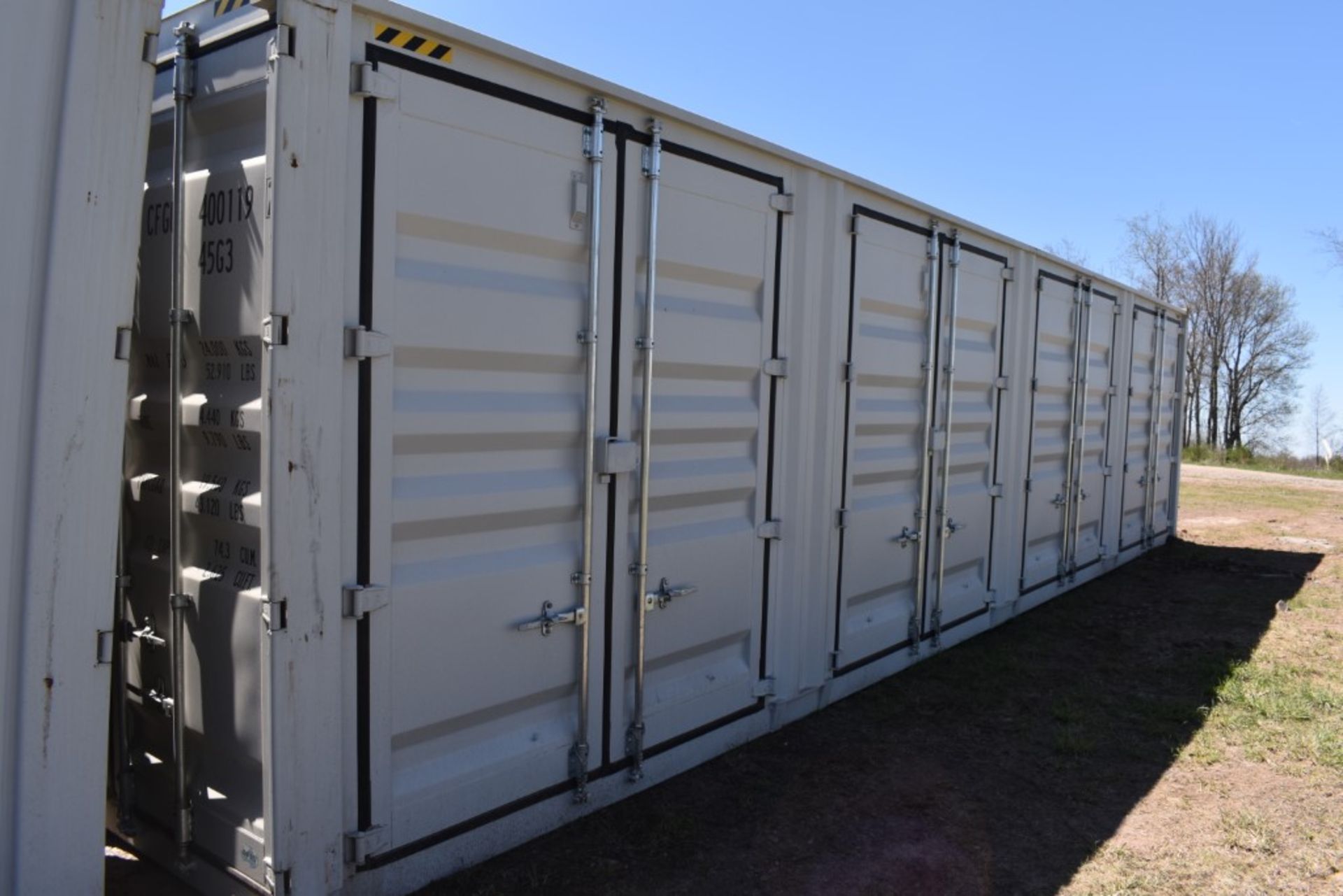 40' 5 Door Shipping Container New, 9' 6" High Cube