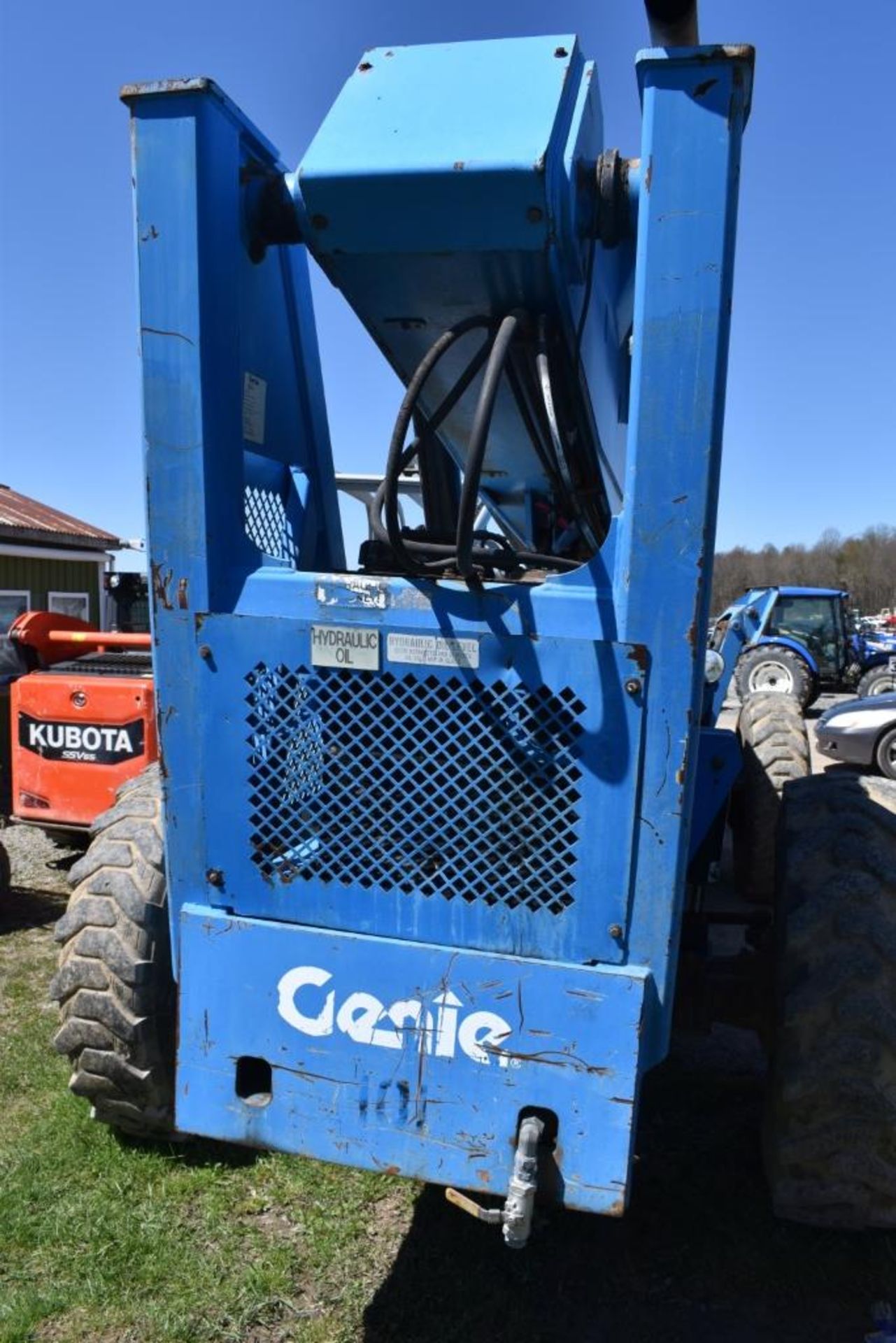 Genie GTH1056 Telehandler 1657 Hours, Very Hard Starting, Runs and Operates, 4WD, 4WS, 70" Forks, - Image 9 of 27