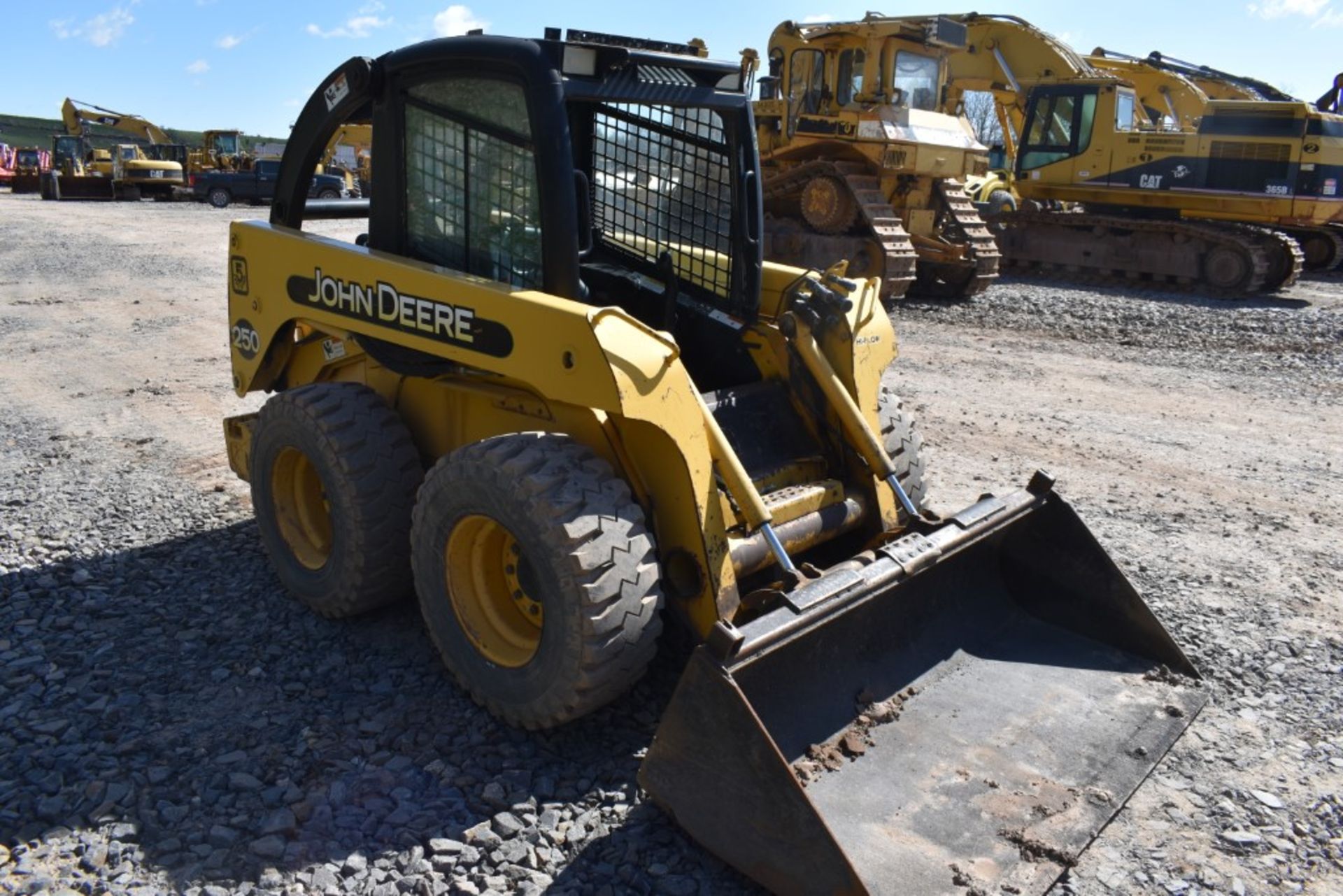 John Deere 250 Skid Steer 1292 Hours, Runs and Operates, Mechanical Quick Attach, John Deere 72" - Image 3 of 23