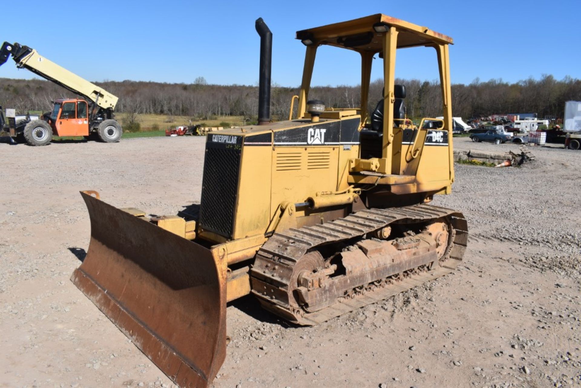 CAT D4C Series III Dozer 6067 Hours, Runs and Operates, 102" 6 Way Blade, 18" Tracks, ROPS,