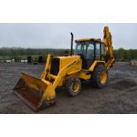 John Deere 510C Turbo Backhoe 5856 Hours, Runs and Operates, 4WD, 92" Bucket, Extendable Hoe, 24"