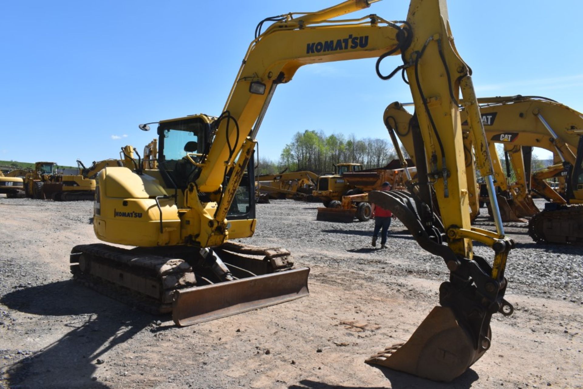 Komatsu PC88MR-8 Excavator 8704 Hours, Runs and Operates, WB 24" Bucket, Quick Coupler, Auxiliary - Image 9 of 49