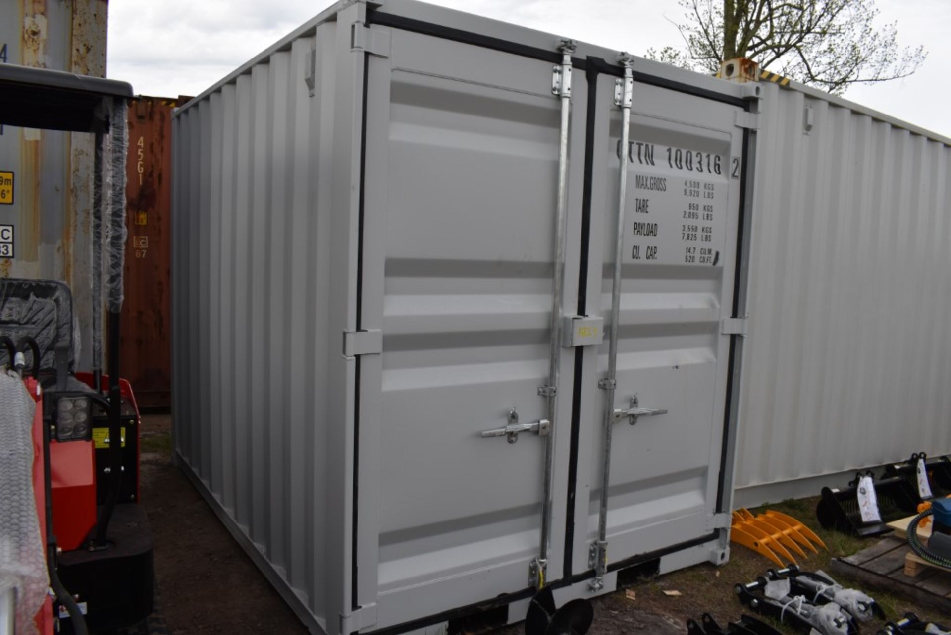 10' Shipping Container Security Office 98" x 87" x 122"