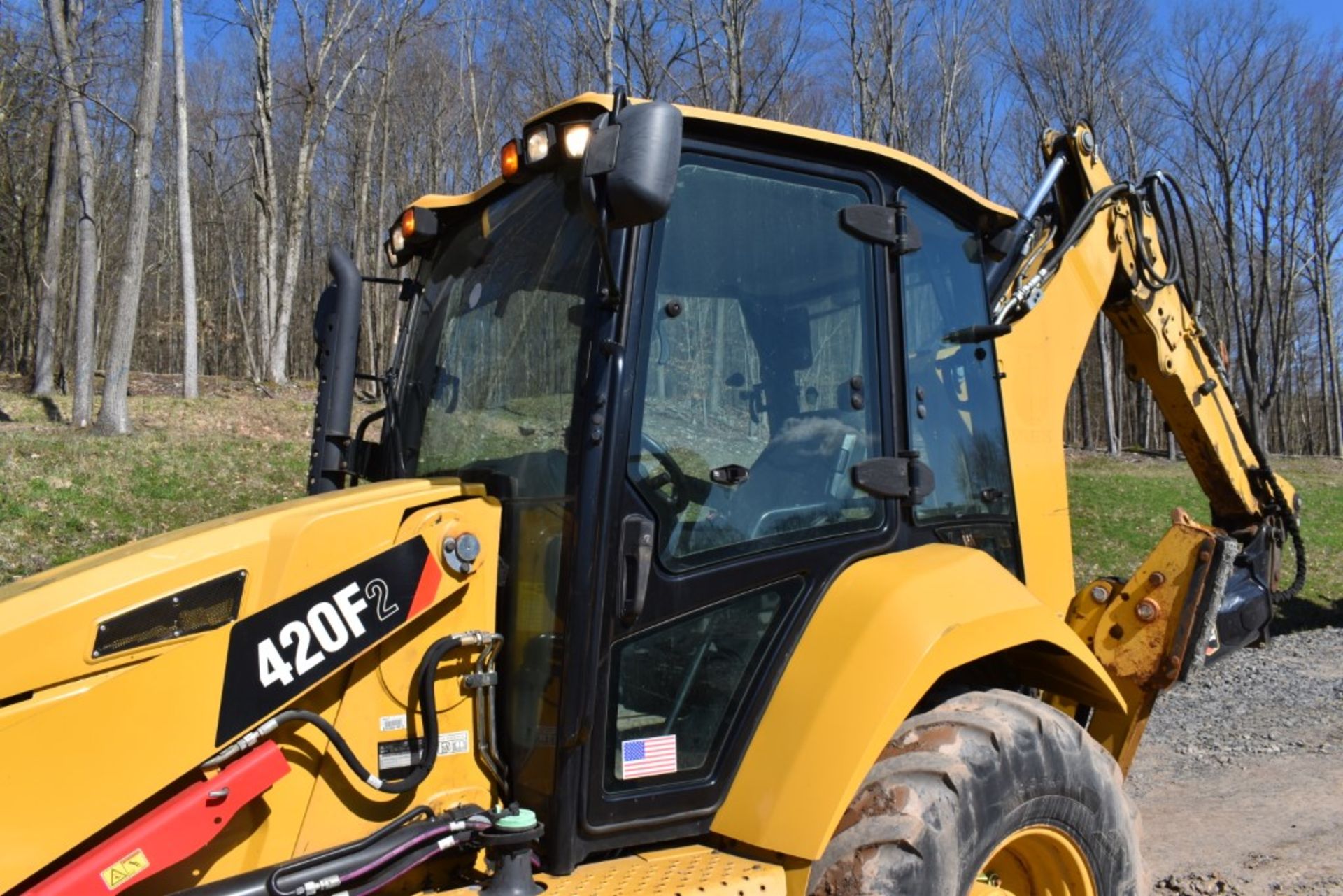 2018 CAT 420F2 Backhoe 2281 Hours, Runs and Operates, 4WD, CAT 89" 4 in 1 Bucket, Auxiliary - Image 22 of 31