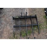 Miva Mini Excavator 19" Debris Rake Attachment New