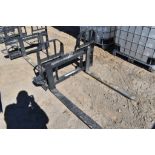 Bobcat Quick Attach 42" Pallet Forks New, With Step