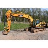 CAT 345C L Excavator 15437 Hours, Runs and Operates, Hydraulic Quick Coupler, Hammer Auxiliary