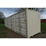 40' 5 Door Shipping Container New, 9' 6" High Cube