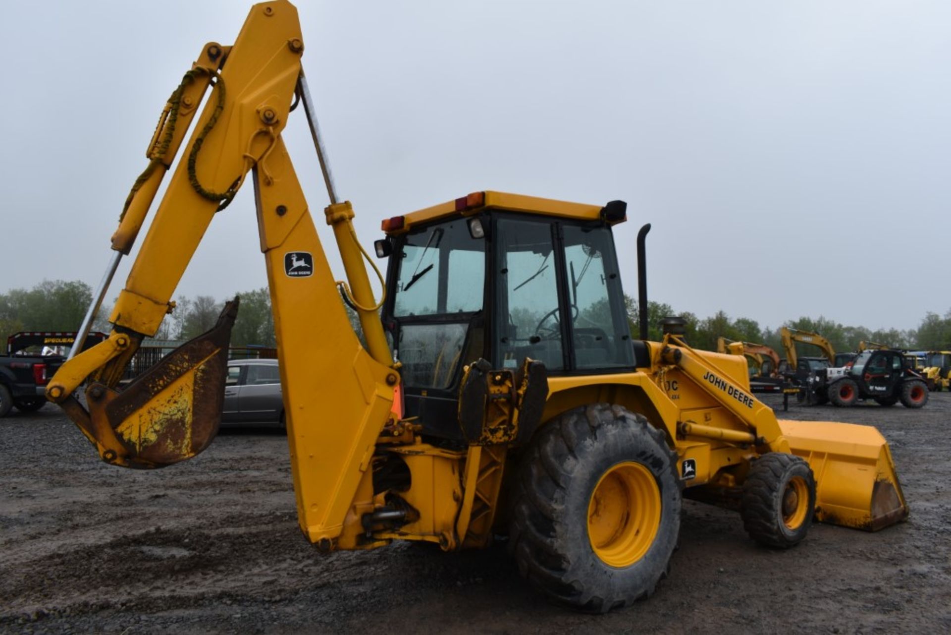 John Deere 510C Turbo Backhoe 5856 Hours, Runs and Operates, 4WD, 92" Bucket, Extendable Hoe, 24" - Image 4 of 33