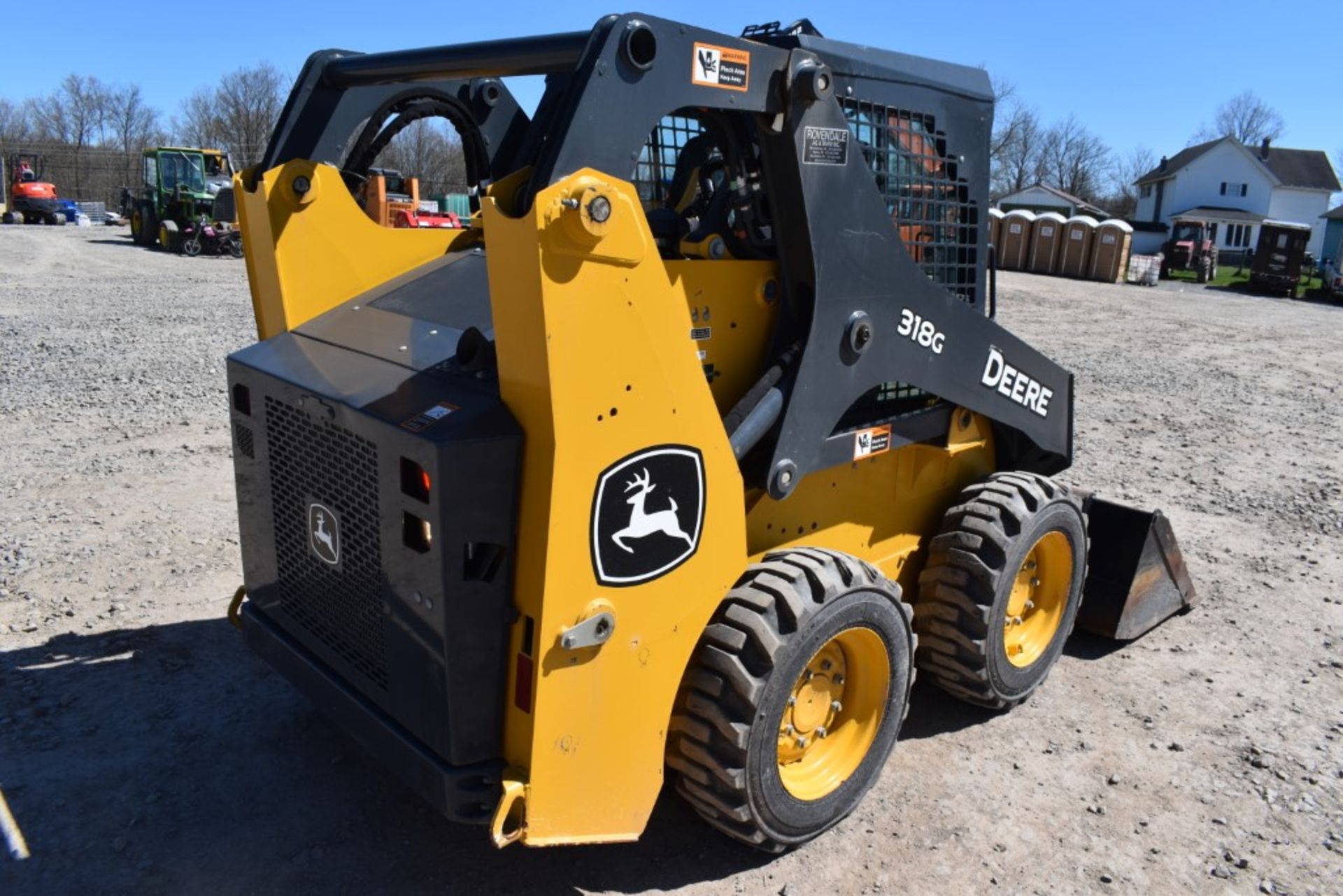 John Deere 318G Skid Steer 691 Hours, Runs and Operates, Hydraulic Quick Attach, JD Worksite Pro 66" - Image 6 of 18