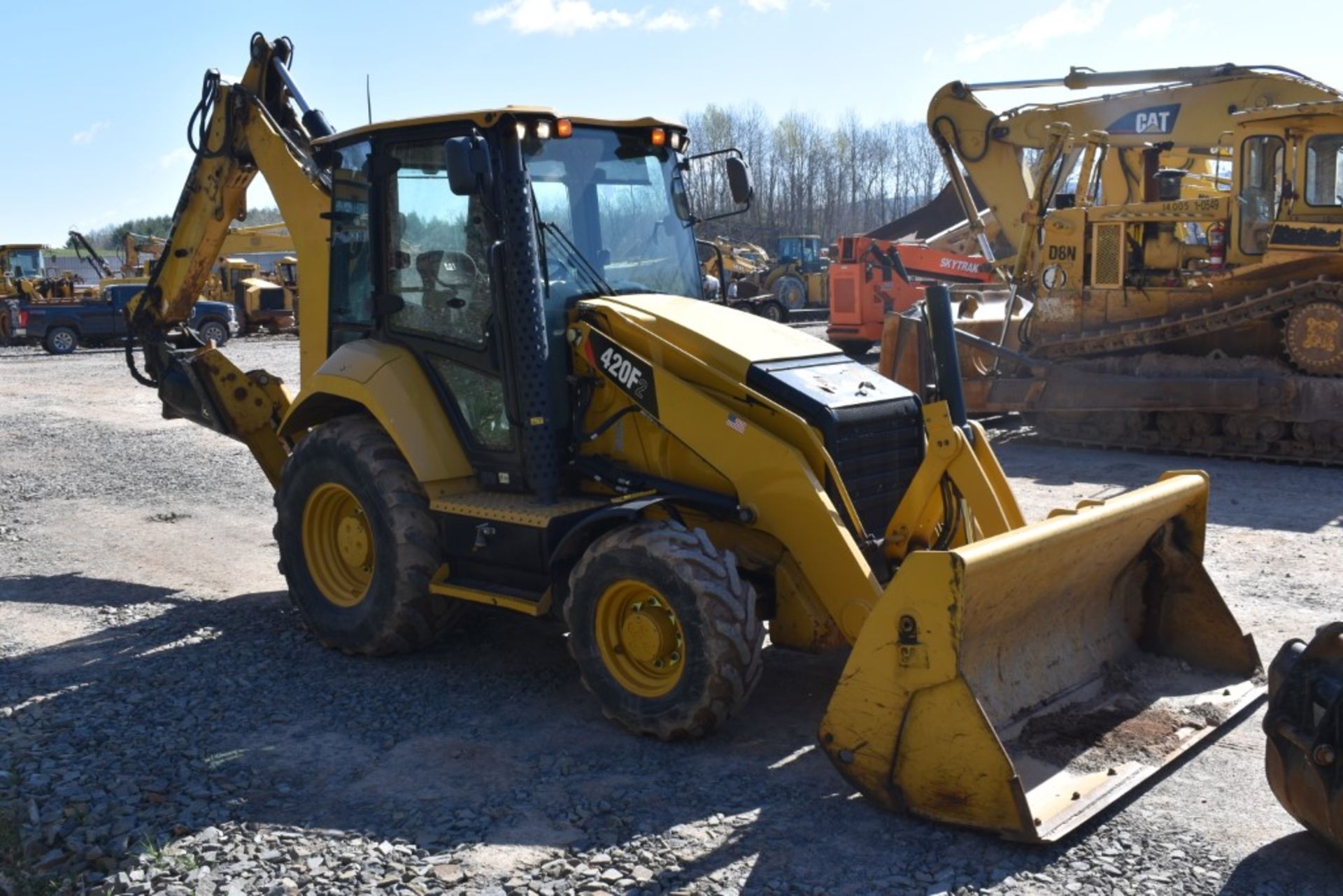 2018 CAT 420F2 Backhoe 2281 Hours, Runs and Operates, 4WD, CAT 89" 4 in 1 Bucket, Auxiliary - Image 3 of 31