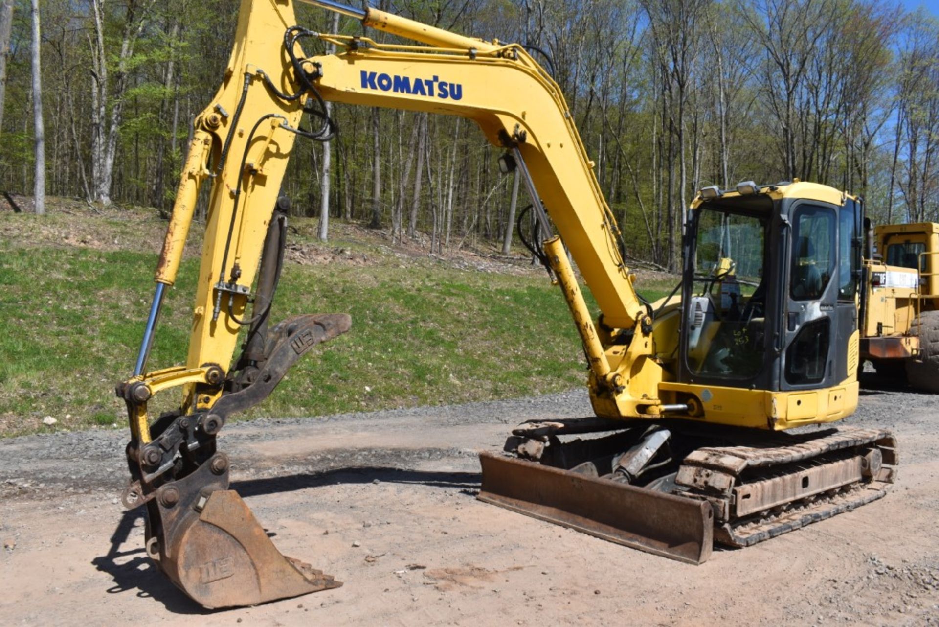 Komatsu PC88MR-8 Excavator 8704 Hours, Runs and Operates, WB 24" Bucket, Quick Coupler, Auxiliary