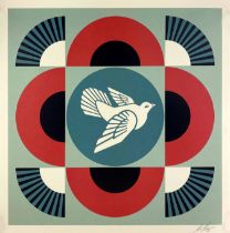 Shepard FAIREY (Né en 1970) Geometric Dove - 2023