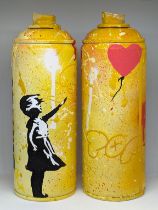 STREET ART SCHOOL  Girl with Ballons 